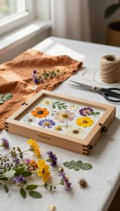 diy blütenpressen deko