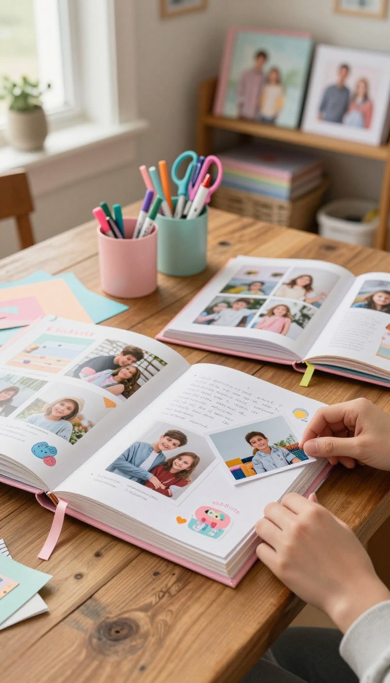 diy erinnerungsalbum familie