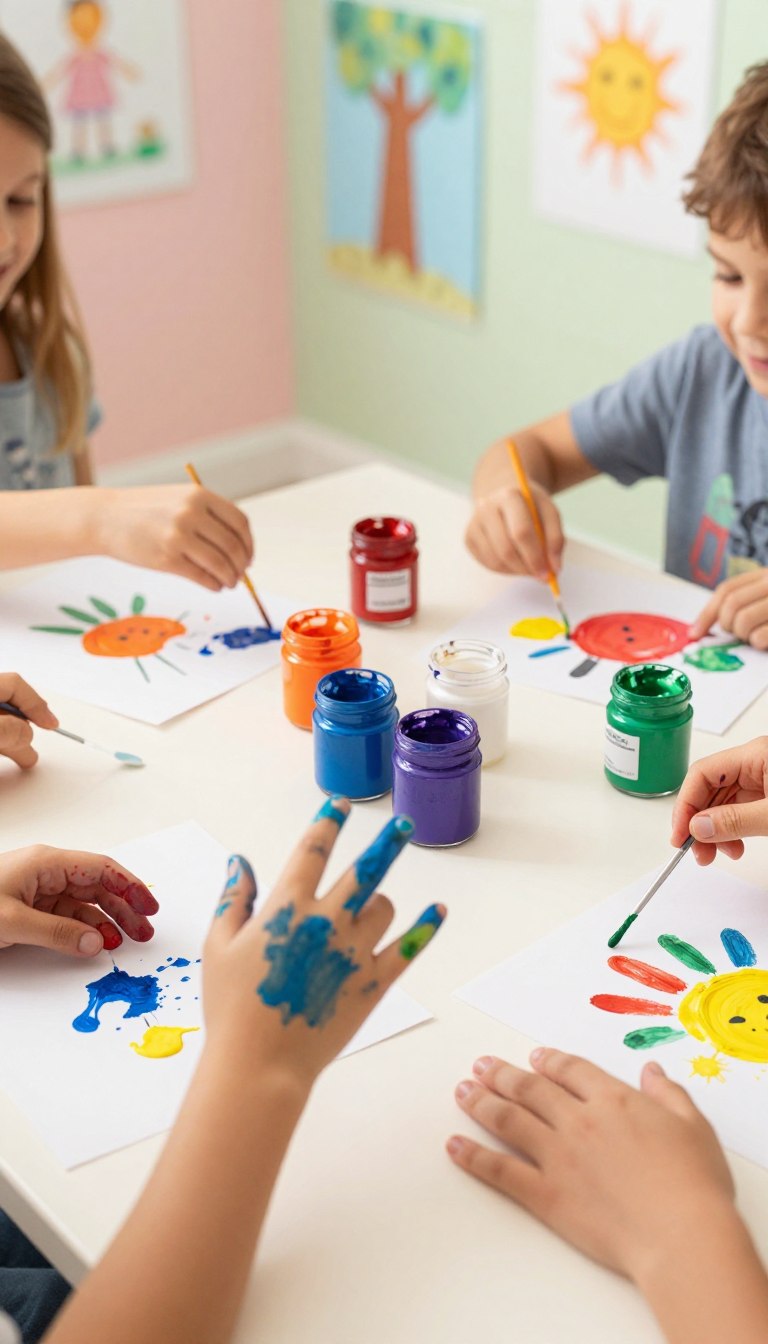 diy fingerfarben projekt