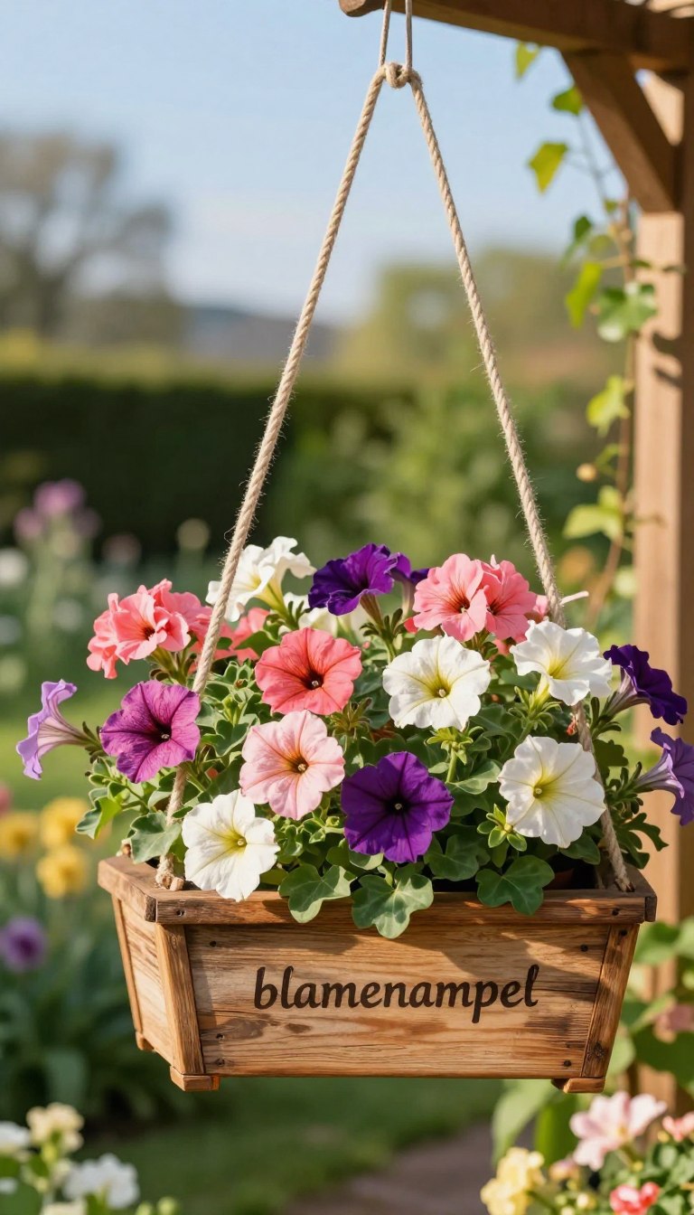 diy frühlingsblumenampeln