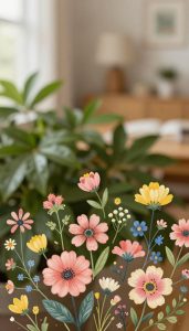 diy handgemalte blumenmuster
