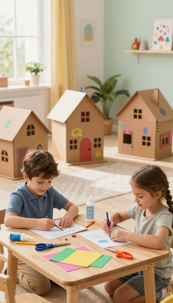 diy kartonhäuser kinder