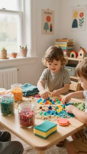 diy kinder sensory play