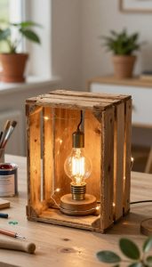 diy lampe upcycling