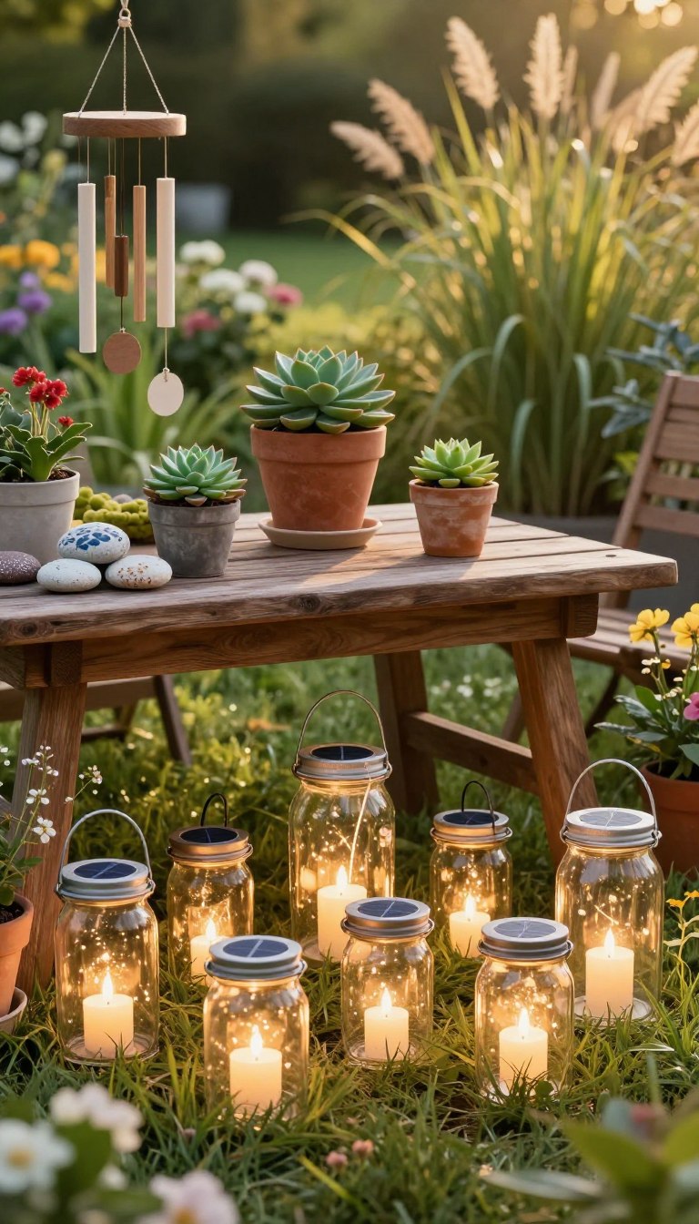 diy outdoor deko solar