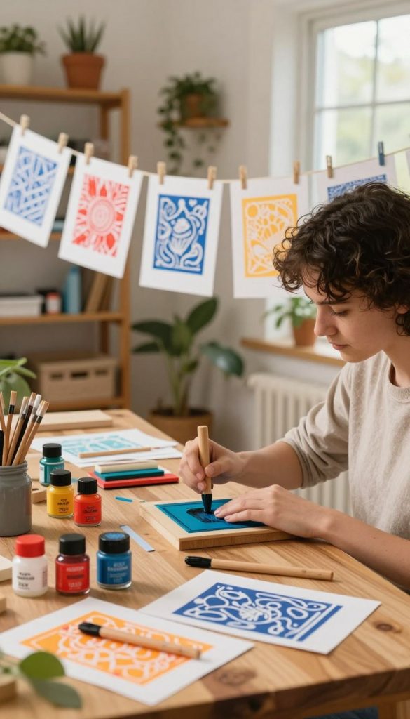 diy printmaking zuhause