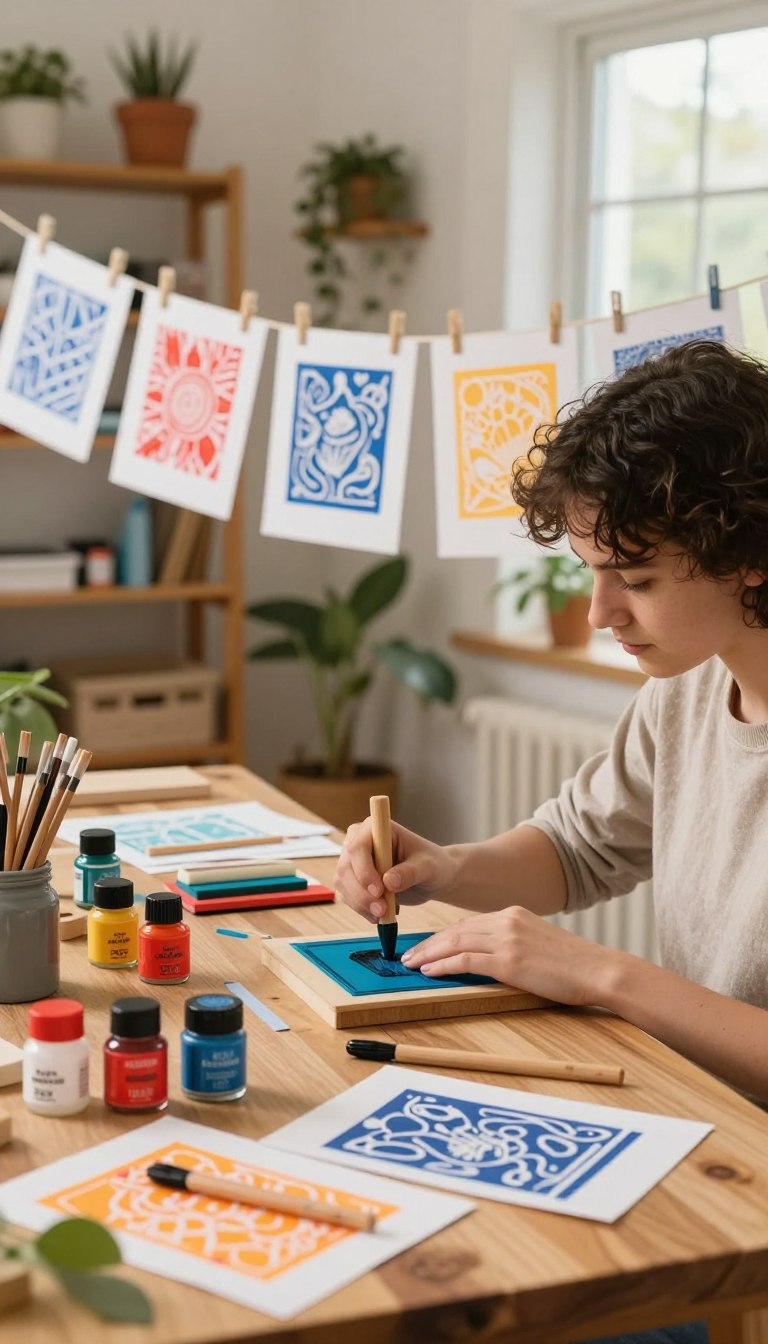 diy printmaking zuhause