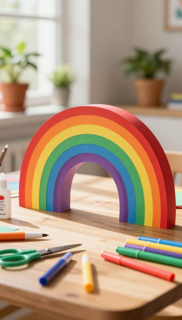 diy regenbogen basteln