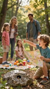 diy schnitzeljagd outdoor