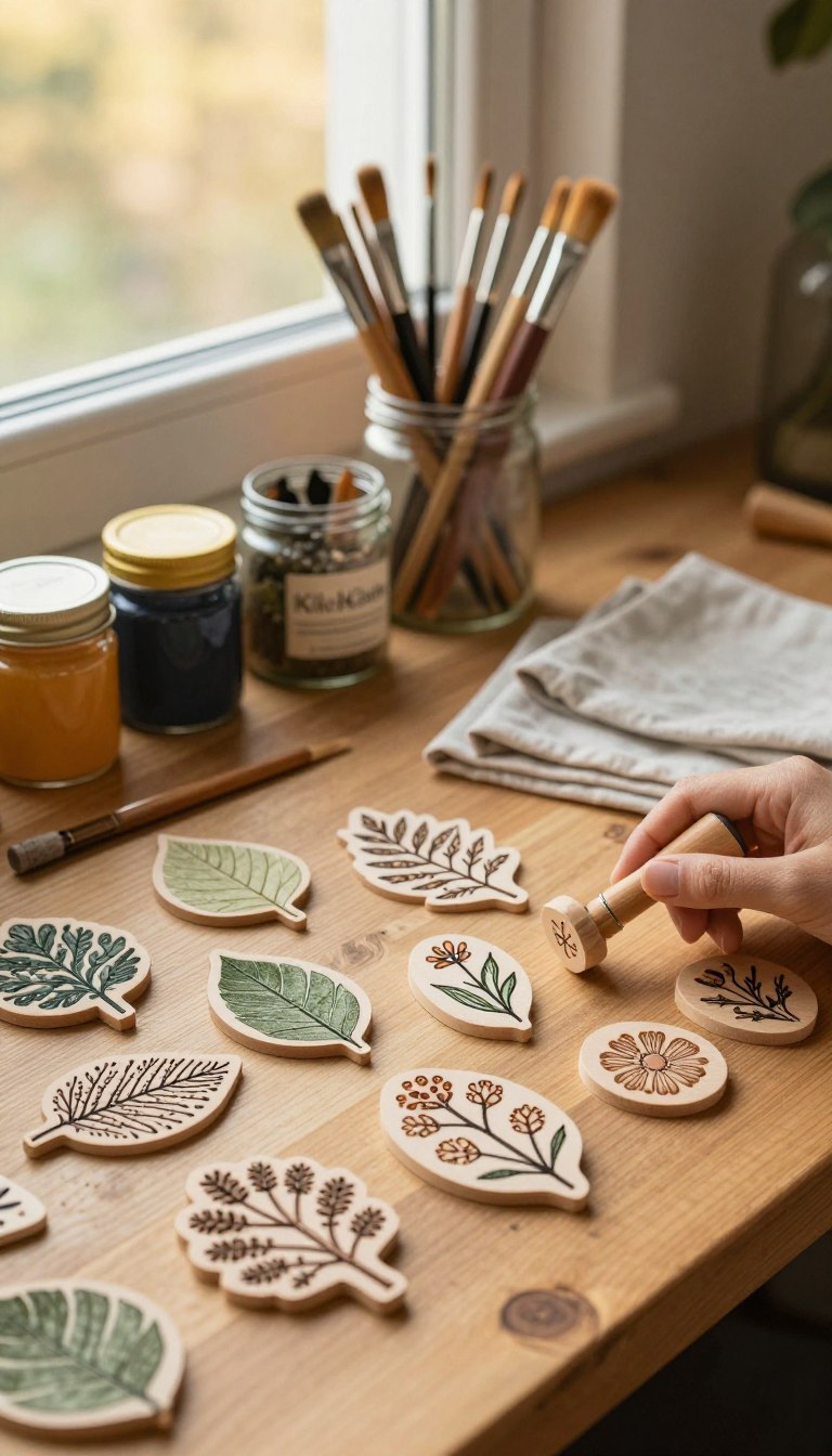 diy stempel aus naturmaterial