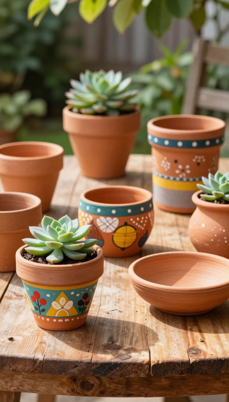 diy terrakotta upcycling