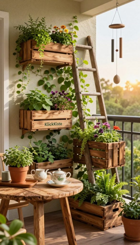 diy upcycling für balkon