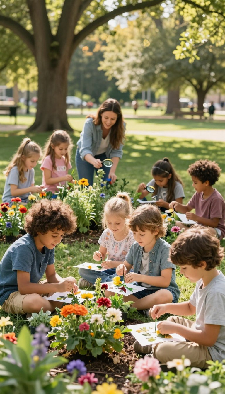 draußen lernen kinder