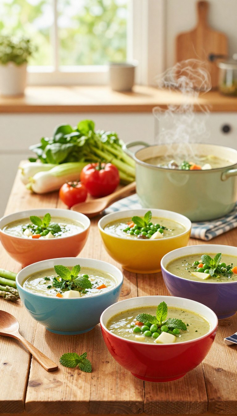 einfache suppen frühling