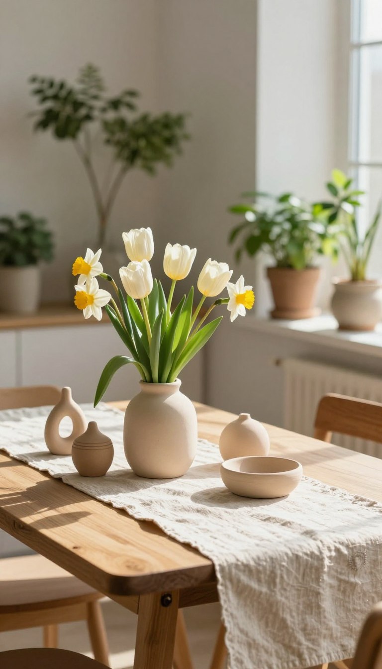 frühjahrsdeko minimalistisch