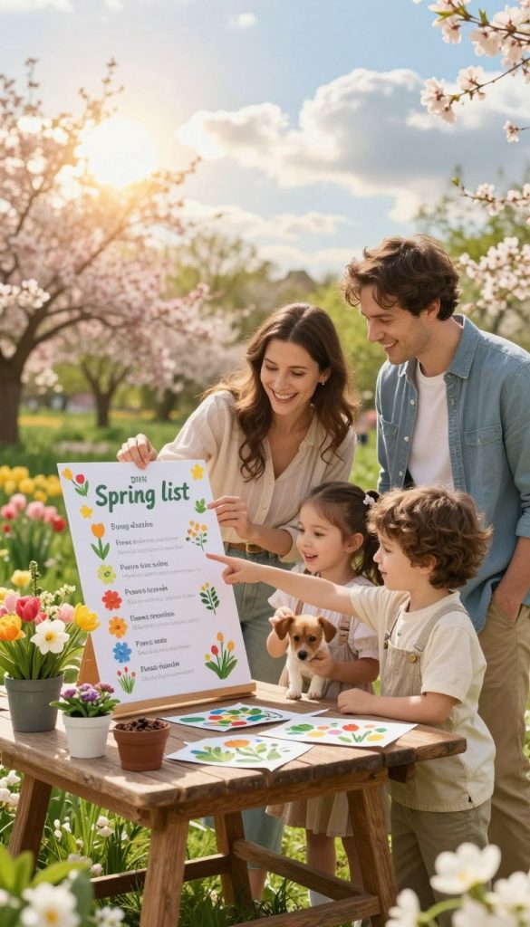 frühling bucket list familie