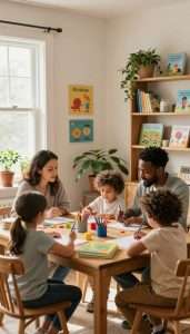 gemeinsames lernen familie