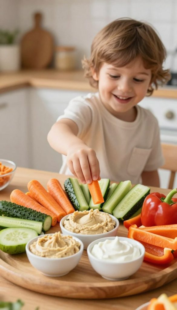 gemüse snacks kinder