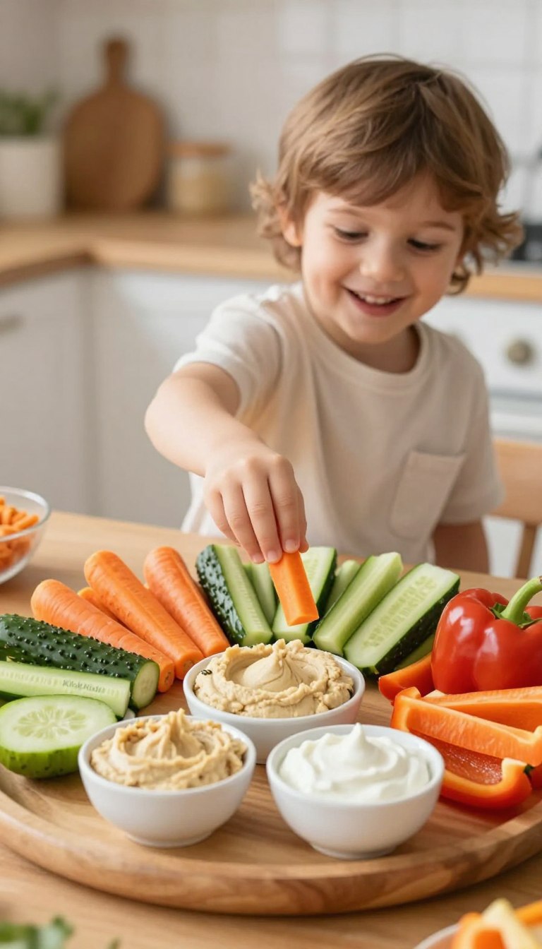 gemüse snacks kinder