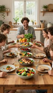 gesunde familienmahlzeiten