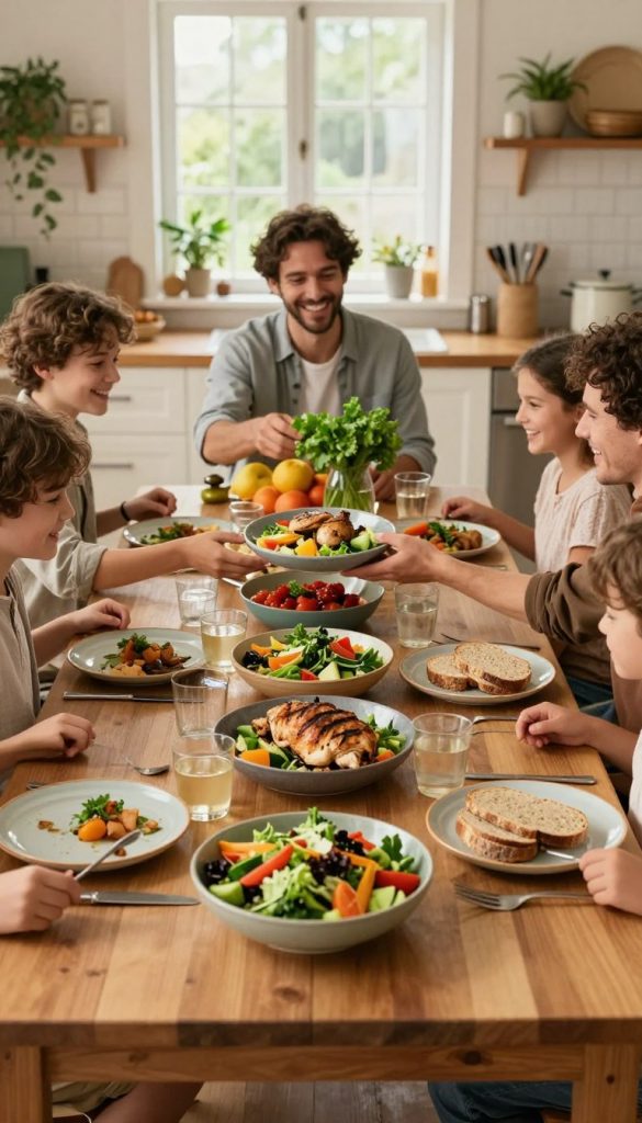 gesunde familienmahlzeiten