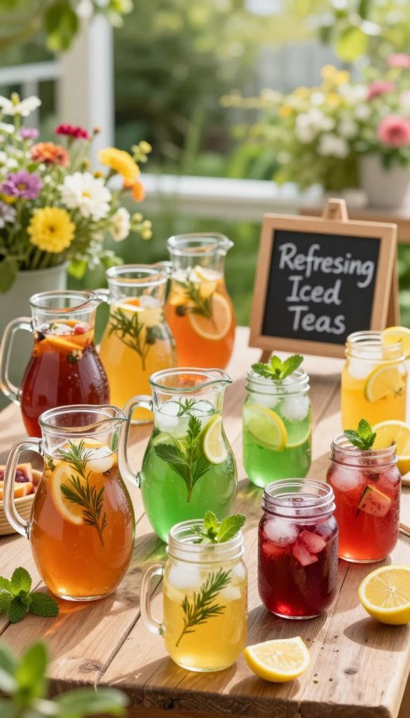 hausgemachte eistees