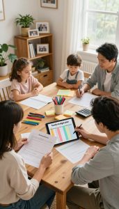 haushaltsplan familie