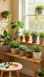 indoor gardening deko