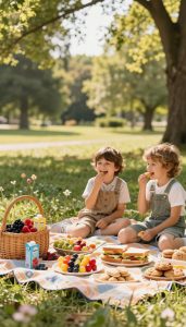 kinder picknick essen