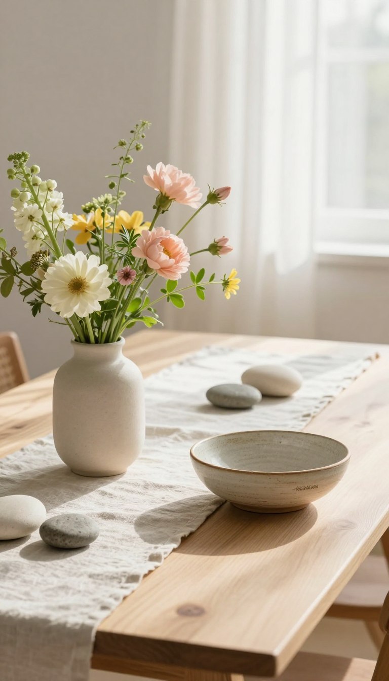 minimalistische deko frühling