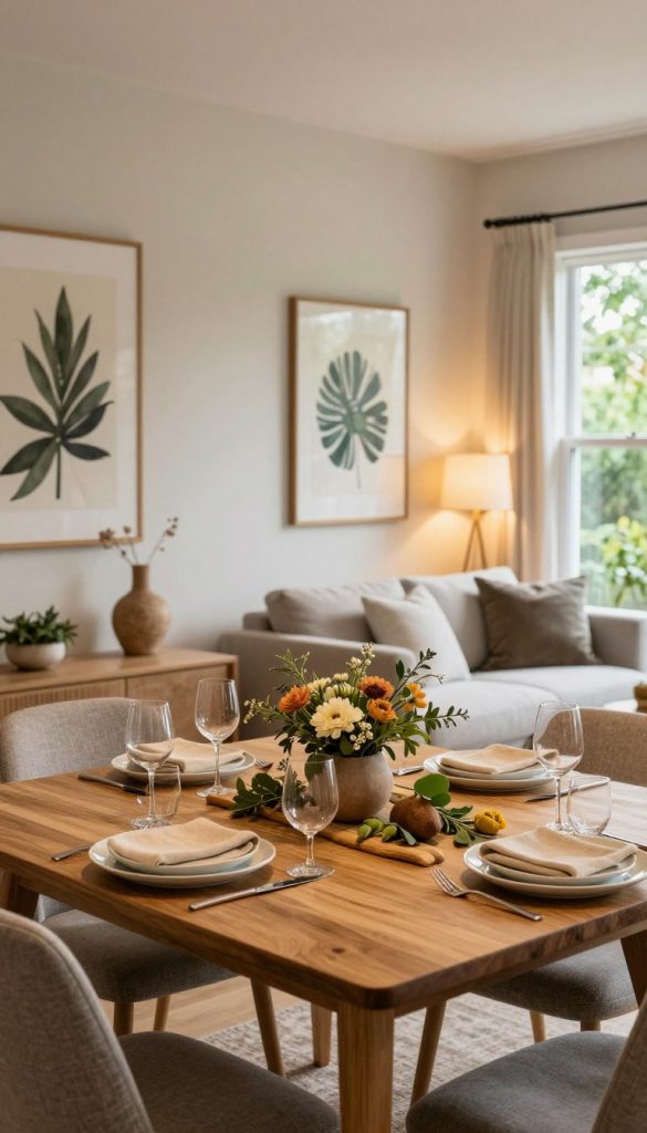 moderne esszimmer deko