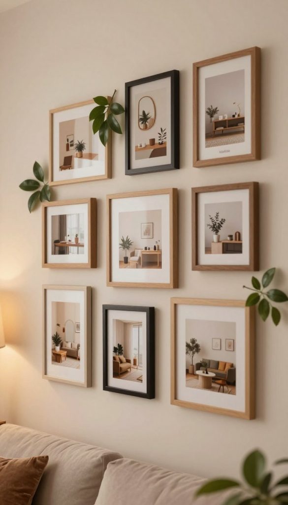 moderne fotowand ideen