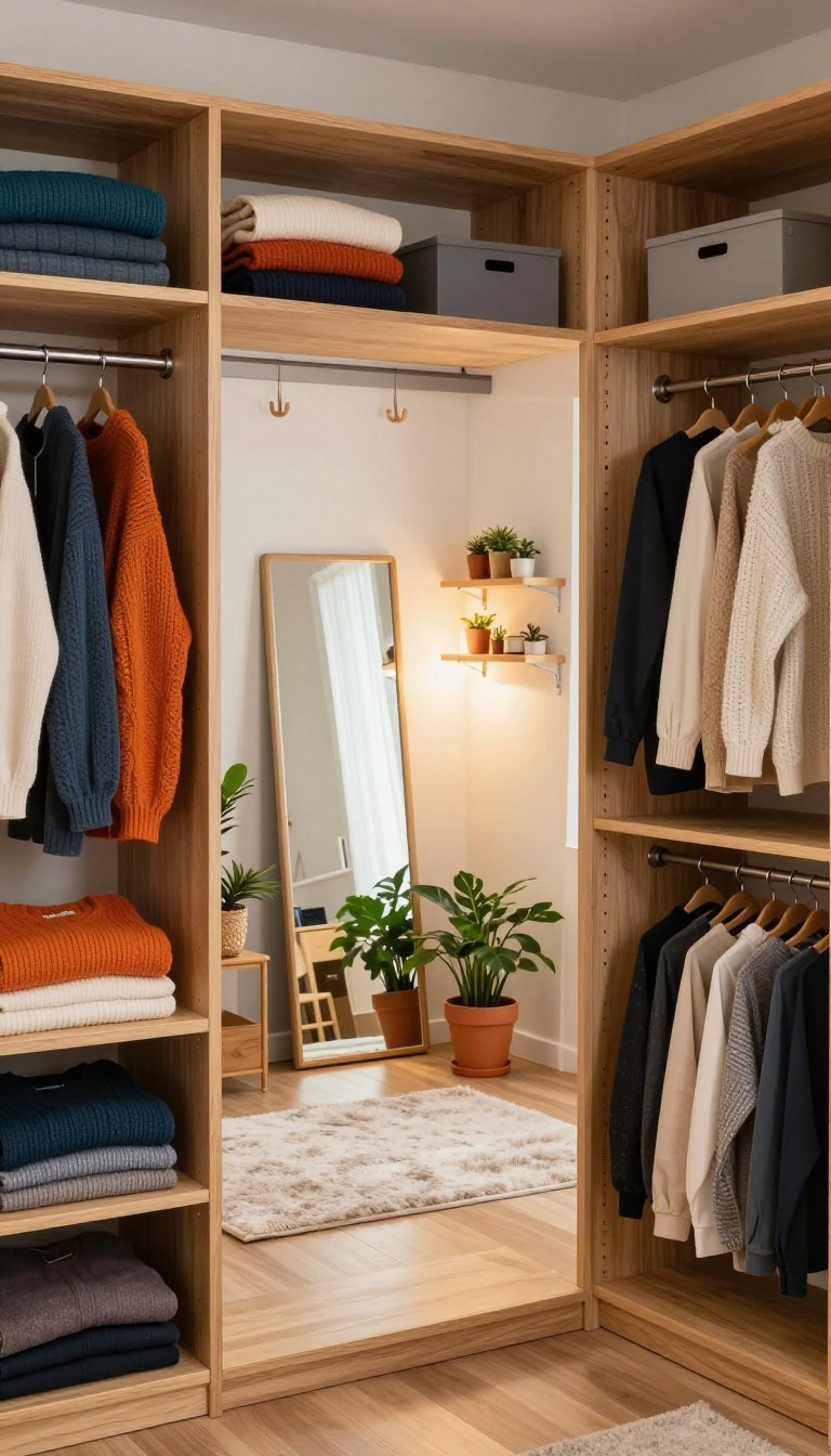 moderne garderoben ideen