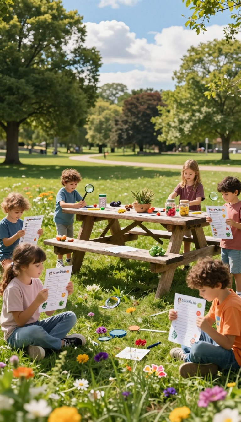 outdoor scavenger hunt kinder