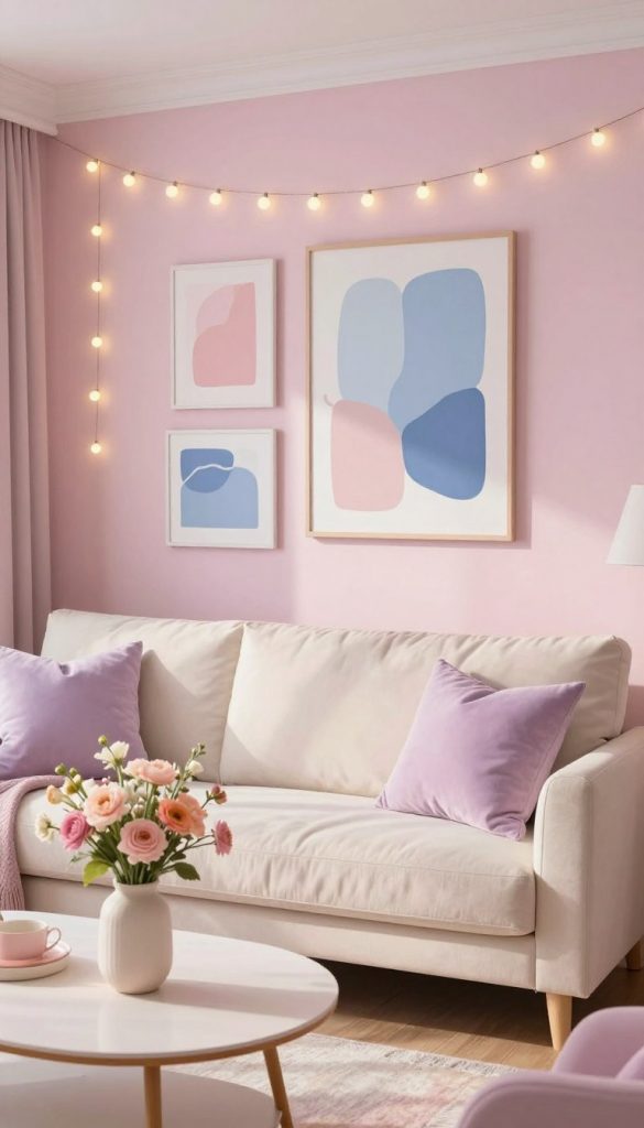 pastell interior styling