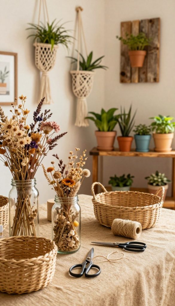 ressourcenschonende diy deko