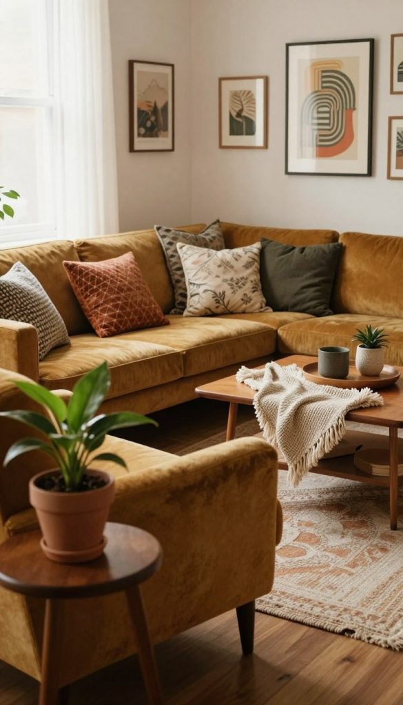 retro chic wohnideen