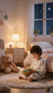 ruhige abendroutine für kinder