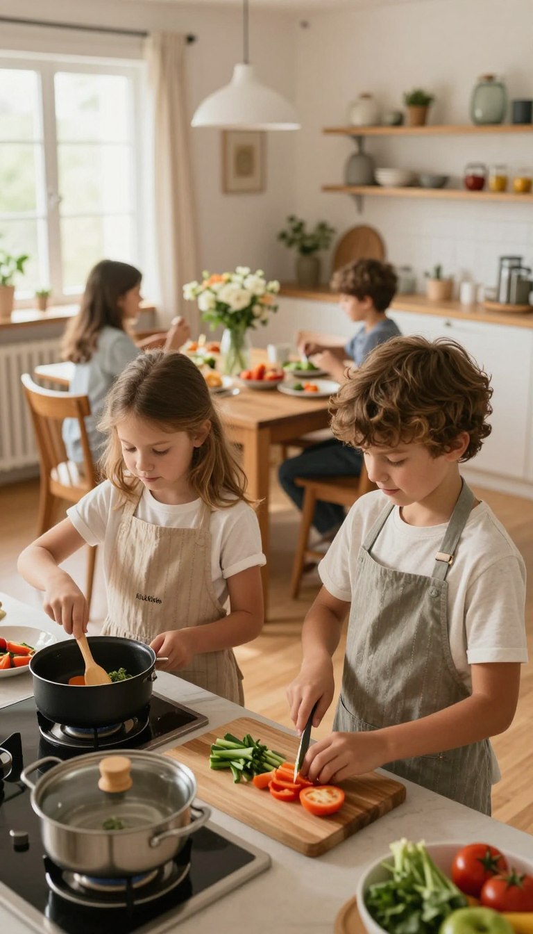 selbstständige kinder im haushalt