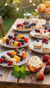 sommer grill dessert