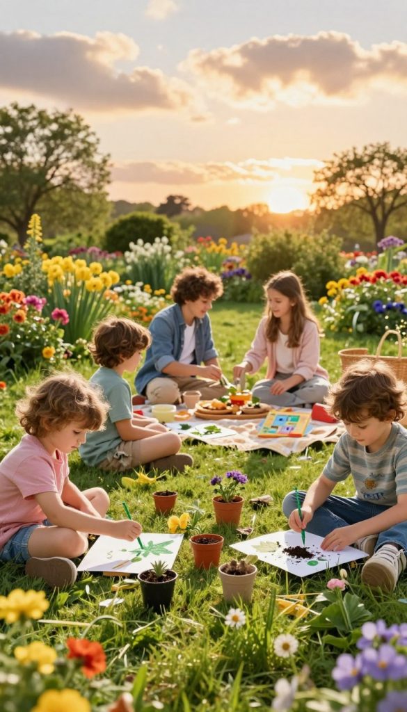 spielerische lernideen frühling