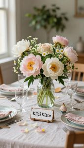 tischdeko frische blumen