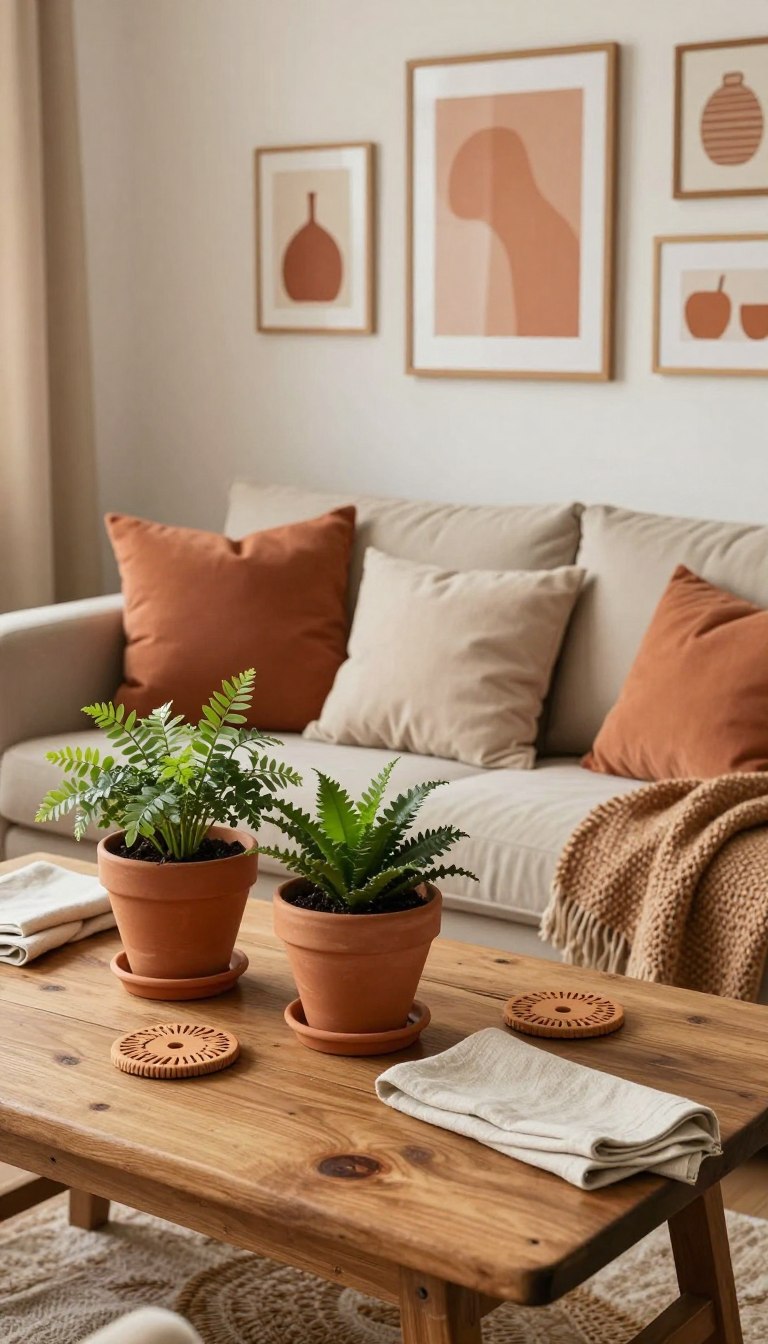 wohnideen terrakotta farben