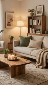 wohnzimmer harmonische farben