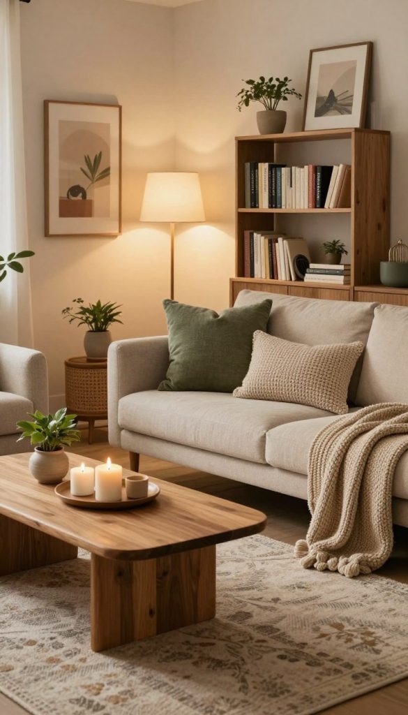 wohnzimmer harmonische farben