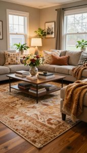 wohnzimmer layering ideen