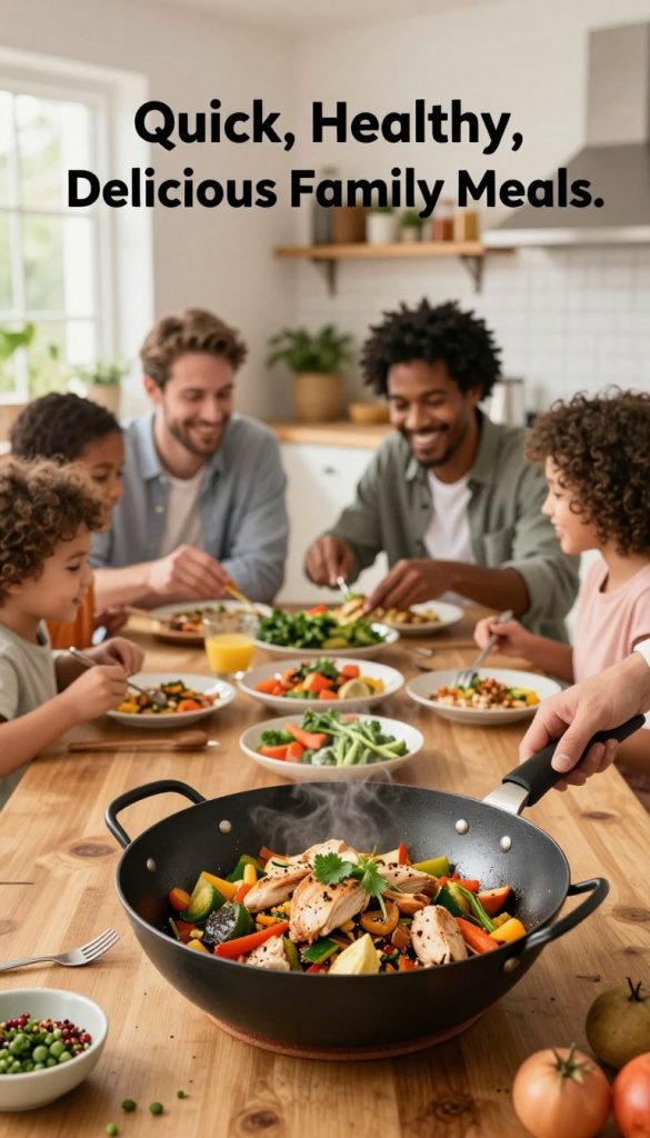 wok gerichte familie