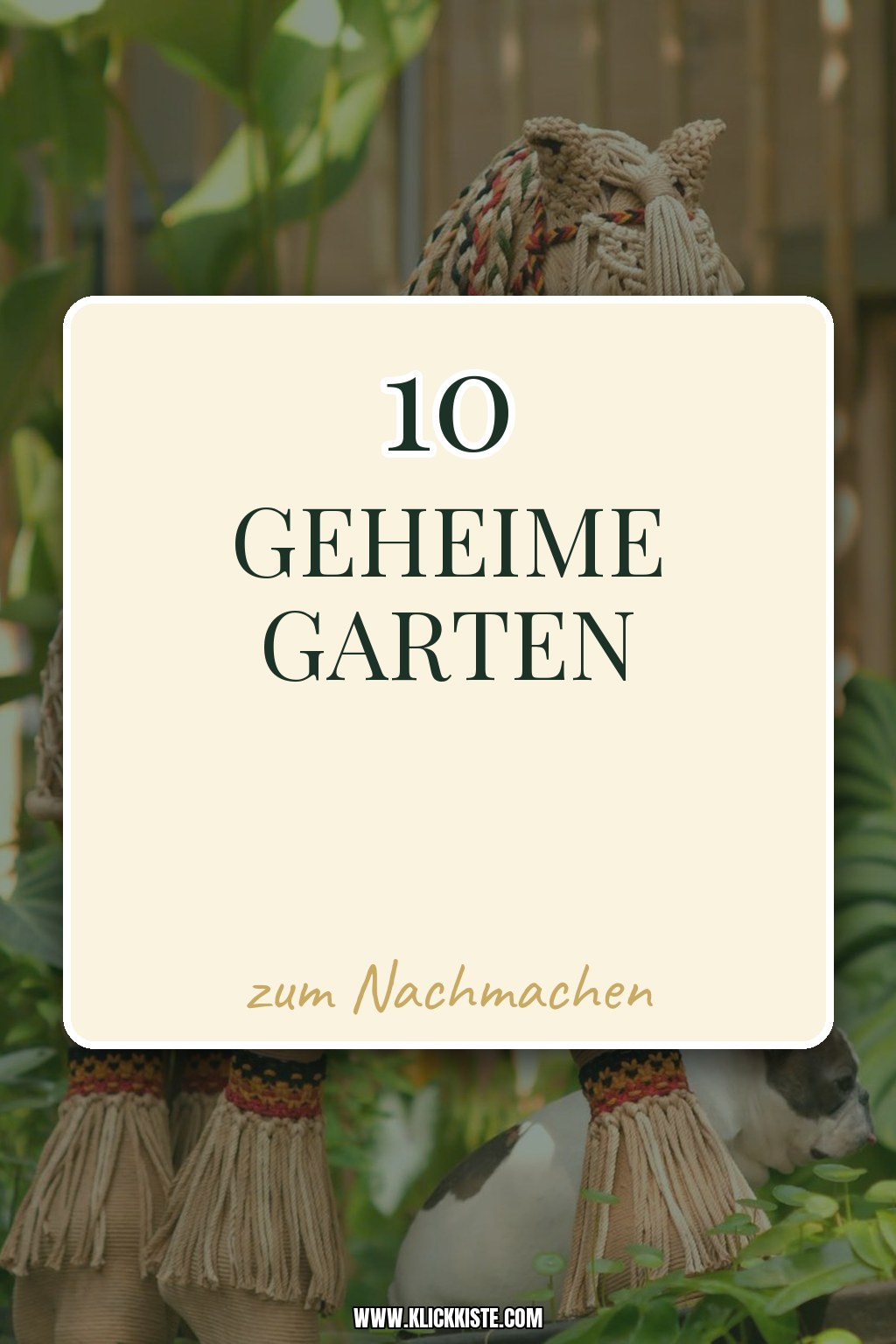 10 geheime Garten-Tricks die ein Boho-Paradies schaffen