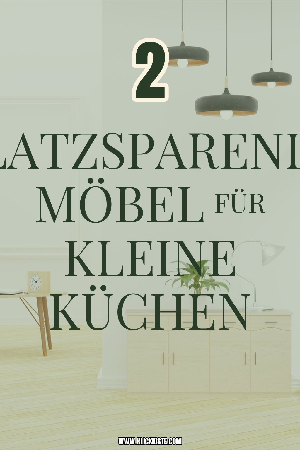 Pinterest Pin Platzsparende Möbel für kleine Küchen