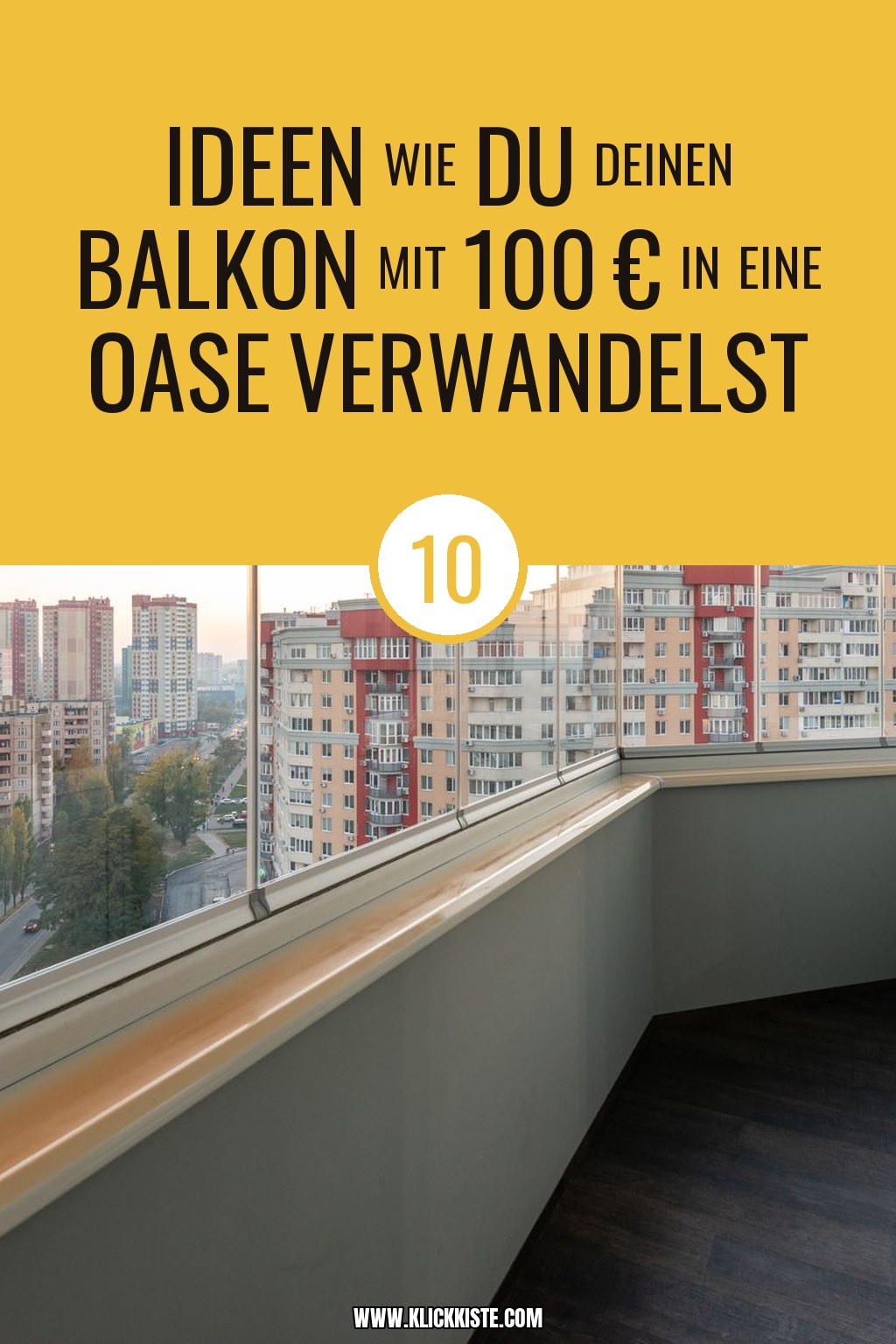 10 Ideen wie du deinen Balkon mit 100 € in eine Oase verwandelst